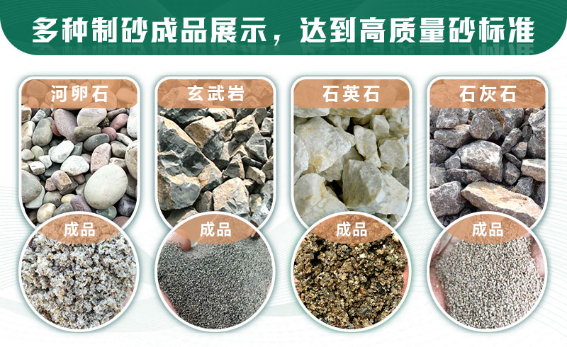 什么樣的石頭適合制砂？制沙生產(chǎn)線如何配置？